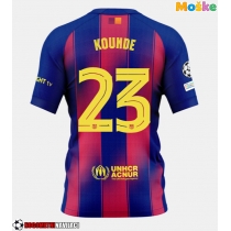 Moške Nogometnih dresov Barcelona Jules Kounde #23 Domači 2025-26 Kratki rokavi